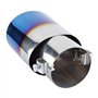 Broco Sortie Echappement Voiture Tuyau D'échappement de Voiture, Chrome Bleu Acier inoxydable voiture universel droite tuyau d'é
