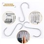 Lot de 12 Crochets en S de suspension multifonctions Crochets en forme de S en acier inoxydable Crochet S pour salle de bains ch