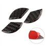 KSTE 3pcs Volant de Voiture Décor Logo Autocollant en Fibre de Carbone for Classe C W204 2005-2012