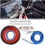 KSTE Kit Cablage Amplificateur, 4 Guage 2800W Voiture Amplificateur Audio Haut Parleur Subwoofer d'installation de câblage Kit S