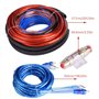KSTE Kit Cablage Amplificateur, 4 Guage 2800W Voiture Amplificateur Audio Haut Parleur Subwoofer d'installation de câblage Kit S