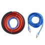 KSTE Kit Cablage Amplificateur, 4 Guage 2800W Voiture Amplificateur Audio Haut Parleur Subwoofer d'installation de câblage Kit S