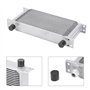 KSTE Radiateur Refroidissement, 19 Rangs British Type de Moteur Refroidisseur d'huile Moteur Radiateur de Refroidissement Argent