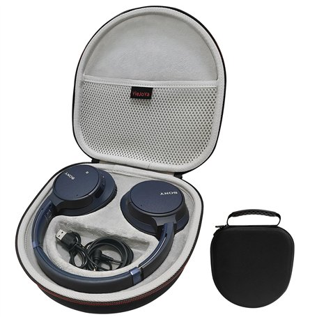 Étui Rigide pour Casque Sony WH-CH700N/WH-CH710N - Étui de Protection de Voyage - Noir (Valise Uniquement)