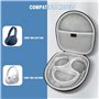 Étui Rigide pour Casque Sony WH-CH700N/WH-CH710N - Étui de Protection de Voyage - Noir (Valise Uniquement)