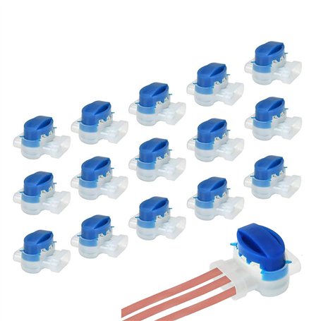 CTRICALVER connecteur étanche 15 pack connecteur de câble connecteur étanche sertissage accessoires de tondeuse à gazon automati
