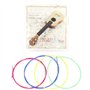Ukulele Cordes Nylon Ukulele Coloré pour le remplacement des cordes Ukulele