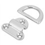 Taquet d'anneau d'arrimage en D de Rangement d'oeil de Coussin Marin de Bateau Pliant d'acier Inoxydable de 8mm pour Le Moteur d