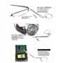Petit tournevis à deux bouts de poche pour vos lunettes de vue ou de soleil en porte clefs,2pcs.