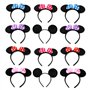 12 Pcs Oreilles Souris Noire