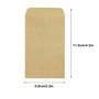 Rayong 100 PCS Enveloppe Vintage Kraft Petite Enveloppe Kraft Mini Cadeaux Enveloppes Marron Enveloppes kraft pour Bonbons Grain