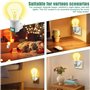 20 Pièces Douille E27 Avec Interrupteur Sans Fil, Adaptateur De Prise De Lumière, Prise De Lumière Enfichable, Douille De Lampe 