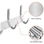 Newaner porte manteau mural salle de bain en Acier Inoxydable SUS304 Moderne, patere murale Aspect Brossé Double Crochets avec 6