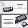 Newaner Numérique Règle D'angle Rapporteur, Mesure d'angle à 0°-360°, Mesure d'angle en acier inoxydable avec écran LCD, Règle e