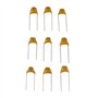 BOJACK 15 valeurs 600 pièces haute qualité en céramique condensateurs Kit d'assortiment de Capacité de 10 pf à 100 nF Emballer d