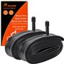 YunSCM 2PCS 38/48-406 épaissies Chambre à air 20x1.50/1.75/1.90 AV32mm Valve Compatible 20 Pouces Bike Chambre à air 20x1.50 20x