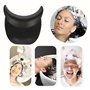 Shampooing Bowl Coussin d'aspiration de cou,Salon Spa Silicone Shampooing Bol Gripper Lavage des cheveux Évier Coussin de repos