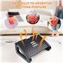 Banaone Repose-pieds de Bureau Ergonomique : Support Pied avec Massage, Cale Pied Bureau Ajustable en 6 Hauteurs, Confort et Cir