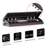 Industrial 6 Hole Punch Binder Puncher Perforatrice 6 Trous Distance Trou Réglable Perforeuse pour Journal/Documente Diameter