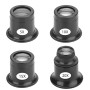 4 Pièces Loupe de Réparation de Montre
