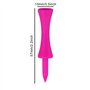 Lot de 100 Tee de Golf en Plastique, Rose Tee Golf Plastique 57mm