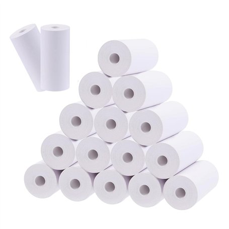 Lot de 15 rouleaux de papier thermique pour appareil photo d'enfant