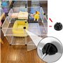 40 Pcs Connecteurs en Plastique Cube de Grille Connecteurs Organizer, Armoire Modulaire Cube Connecteurs pour Cubes de Rangement