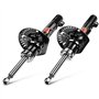 Frankberg 2x Amortisseur à gaz Pression du gaz Essieu Avant Compatibles avec A2 8Z0 2000-2005 Cordoba 6L2 2002-2009 Fabia I 6Y2