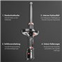 Frankberg 2x Amortisseur à gaz Pression du gaz Essieu Avant Compatibles avec Clio II BB CB 1998-2016 Clio II SB0/1/2 2000-Aujour