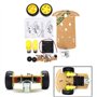 DollaTek Encodeur Intelligent de Vitesse de kit de châssis de boîte de Batterie de Voiture de Robot de Moteur pour Arduino