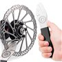 XINSUO® Clé de Réglage de Disque de Vélo,Clé à Disque de Vélo,Bike Clé à Disque Rotor de Vélo,Régleur Frein Velo avec 2 Plaquett