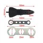 Adaptateur de perceuse électrique sans fil pour pistolet à rivet électrique - Adaptateur d'écrou à riveter - Accessoires pour ou