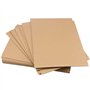 HEIHAK Lot de 100 feuilles de carton ondulé marron 305 x 230 mm d'épaisseur 2 mm Idéal pour expédition, emballage et projets de