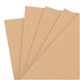 HEIHAK Lot de 100 feuilles de carton ondulé marron 305 x 230 mm d'épaisseur 2 mm Idéal pour expédition, emballage et projets de