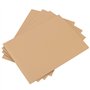 HEIHAK Lot de 100 feuilles de carton ondulé marron 305 x 230 mm d'épaisseur 2 mm Idéal pour expédition, emballage et projets de