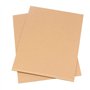 HEIHAK Lot de 100 feuilles de carton ondulé marron 305 x 230 mm d'épaisseur 2 mm Idéal pour expédition, emballage et projets de