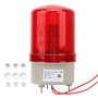 220VAC Rotatif Clignotant Signal Lumière Rouge LED Avertissement Lumière Industrielle Signal Avertissement Lampe97mm Diamètre
