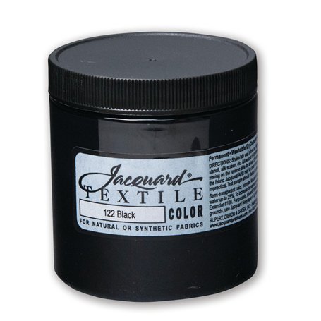Jacquard Textile Peinture 8 Oz Noir