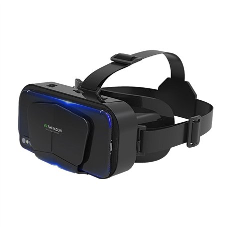 Edinber Lunettes de réalité virtuelle 3D - Montées sur la tête - Compatibles avec les smartphones Android
