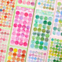 SamHeng 1872 Pièces Coloré Autocollants à Points Ronds, 36 Feuilles Adhésifs Décoratif Étiquettes de Codage Couleur Marquage des