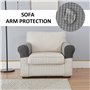 NYGGTYK 1 paire de housses de accoudoirs de canapé, accessoires de chaise et de canapé, protège-bras antidérapants, accessoires