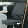 ZBHDEYG Housse de siège en 1 pièce, housse de dossier de chaise de bureau, housse de siège antidérapante, ensemble de protection