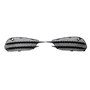GSRECY Grille de pare-chocs avant compatible avec Mercedes Classe C W205 C180 C200 C260 2015-2018, Noir