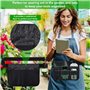 KBNIAN Ceinture Travail Porte Outils avec 7 Pochettes Ceinture Bricoleur Ceinture Charpentier Ceinture Porte Outillage Professio