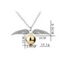 YouU Vif D'or Snitch Or Bracelet et Collier pour Fans Collection De Cadeaux ou Décorations Magique Cosplay Costume Bijoux Cadeau