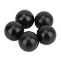Bouton de Levier à Bille, 5pcs M10 * 35 Bille Ronde en Bakélite Levier Manuel Bâton Fileté Trou Boutons Sphériques Noir pour Mac