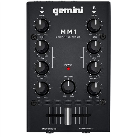 Gemini MM-1 Table de mixage mini 2 canaux