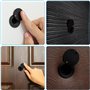 Couvercle de Judas,Peephole Cover avec Outil d'Installation Auto-Adhésif Couvre d'espionnage de porte Cache judas de porte pour 