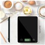 5kg Balance de Cuisine Numérique, Balance de Cuisson électronique de Alimentaire Multifonctionnel, Écran LCD Rétroéclairé, 6 Uni
