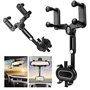 UKOFEW Support Téléphone Voiture,Rotation 360° Fixe Voiture Telephone Un Bouton de Libération,pour Voiture pour téléphone Portab